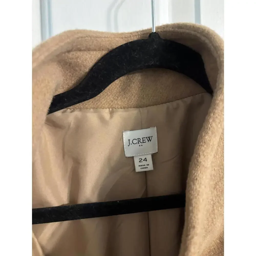 J. Crew Camel Wool Coat - Picture 4 of 9